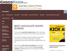 Tablet Screenshot of chocoparis.com